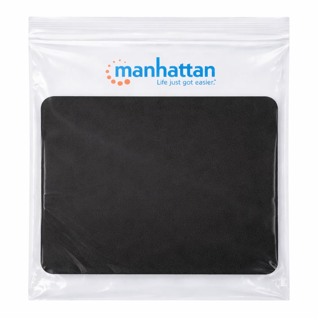 Tappetino in Gomma, 6 mm, Bulk, Nero - Manhattan ICA-MP 30-BLAC
