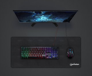 Tappetino Mouse Gaming XXL Standard Nero - Manhattan ICA-MP GAMEXL