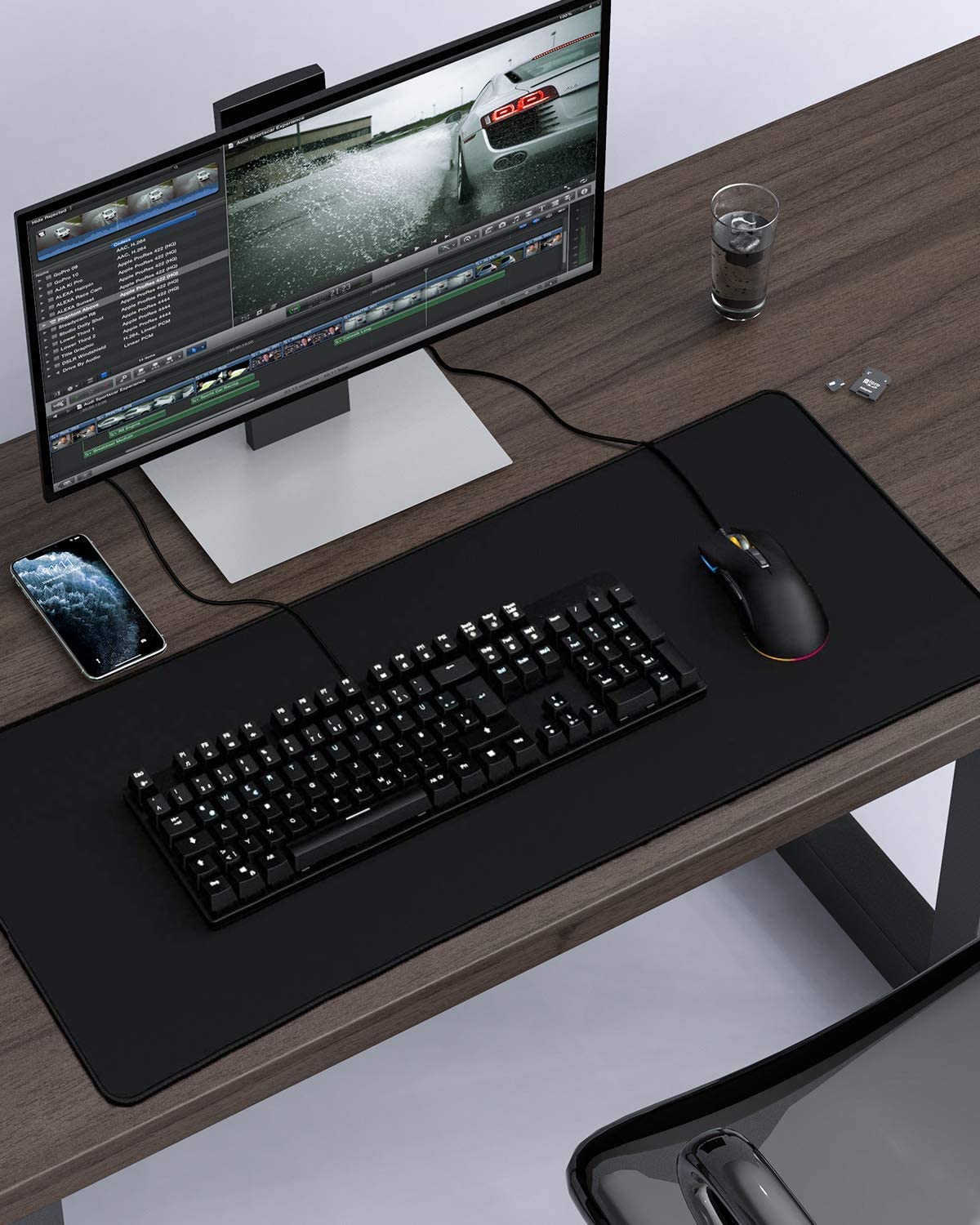 Tappetino Mouse Gaming XXL Standard Nero - Manhattan ICA-MP GAMEXL