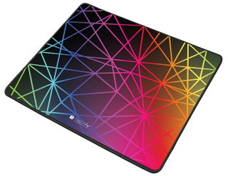 Tappetino Gaming Antiscivolo XL 450x400 mm Multicolor - Techly ICA-MP GLASS2