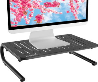 Stand Desk support for Monitor Notebook in Metal 370 mm Black - Logilink ICA-MS 059