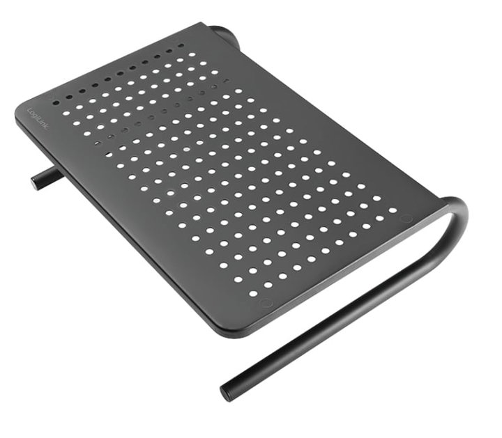 Stand supporto da scrivania per monitor notebook in metallo 370mm nero - Logilink ICA-MS 059