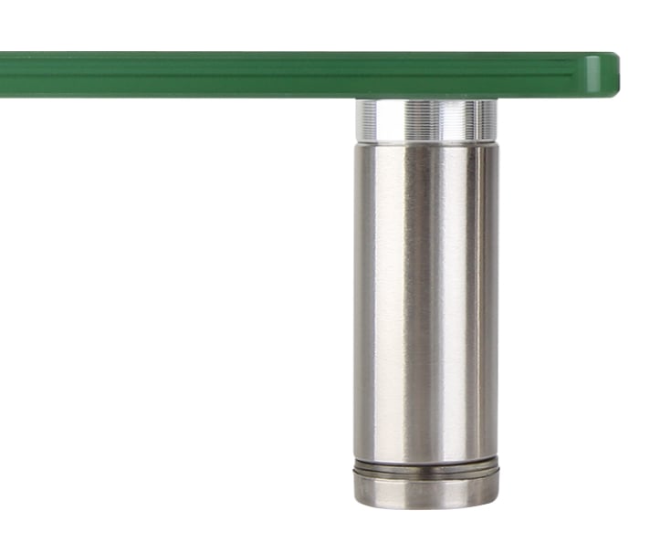 Stand supporto da scrivania in vetro trasparente per monitor e laptop - Logilink ICA-MS 060