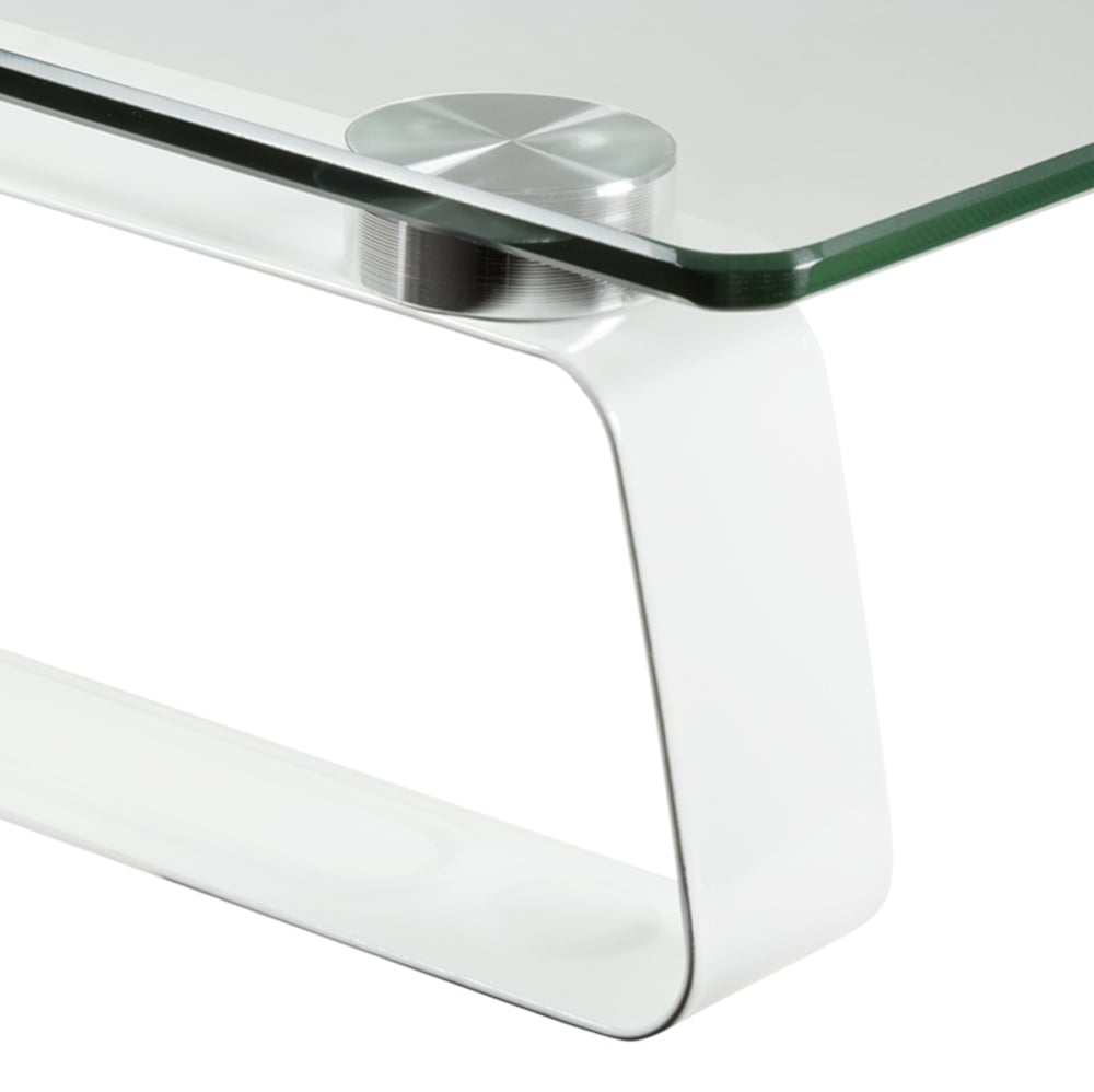 Desk stand for Monitor or Notebook in Transparent Glass - Logilink ICA-MS 062