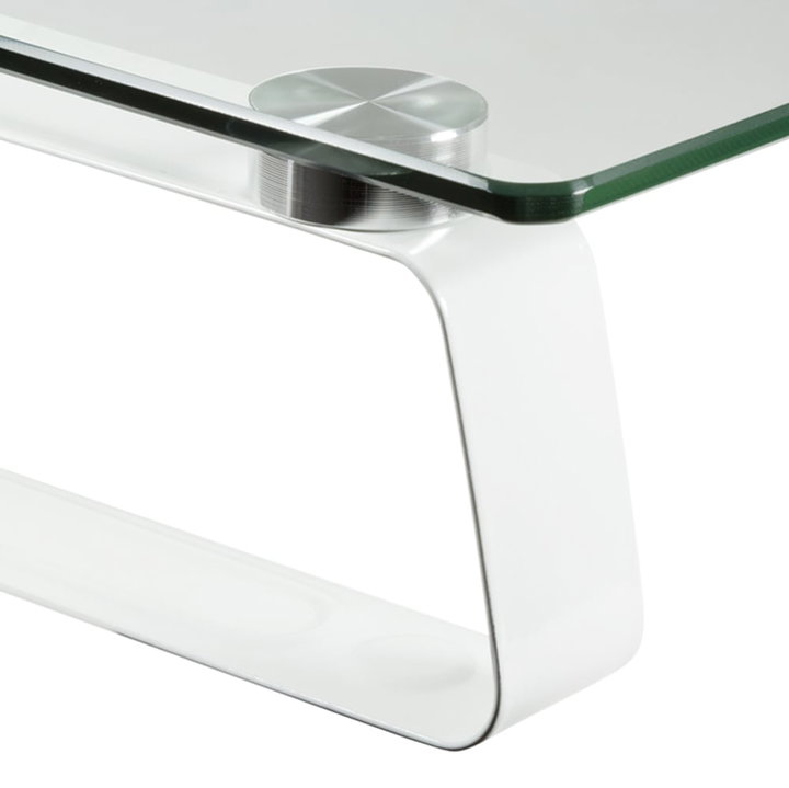 Stand da Scrivania per Monitor/Notebook in Vetro Trasparente - Logilink ICA-MS 062
