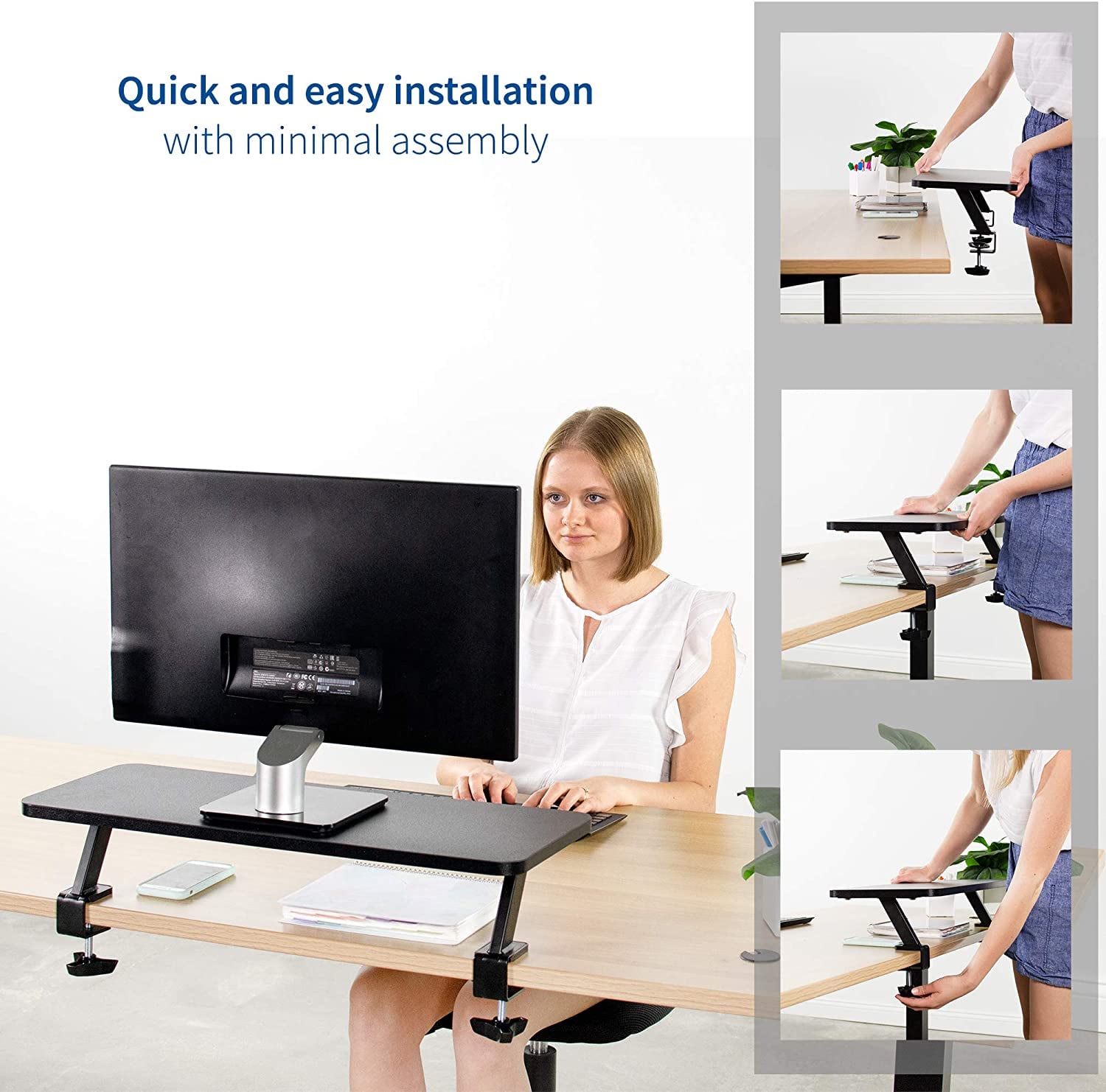 Raise for Monitor 13 "- 32 " from Desk Width 1 m - Logilink ICA-MS 154