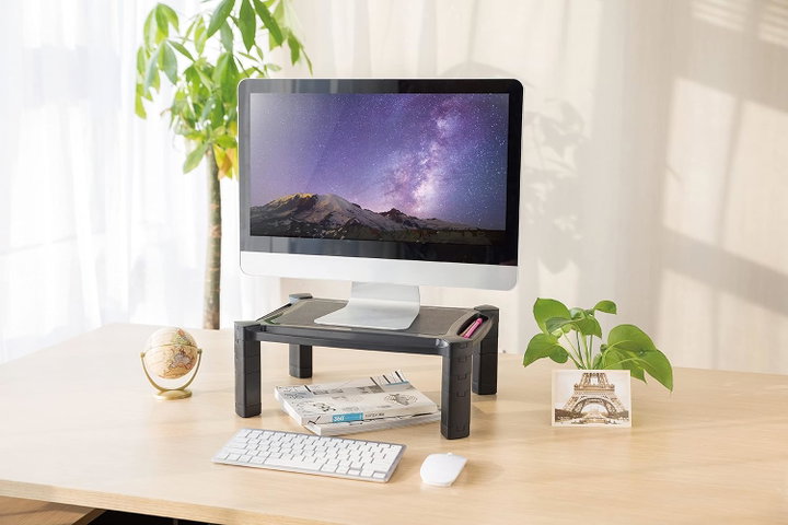 Supporto da Scrivania Monitor Notebook con Altezza Regolabile - Techly ICA-MS 401