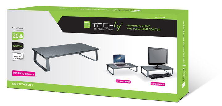 Stand Supporto di Rialzo per Monitor Laptop da Scrivania - Techly ICA-MS 600TY