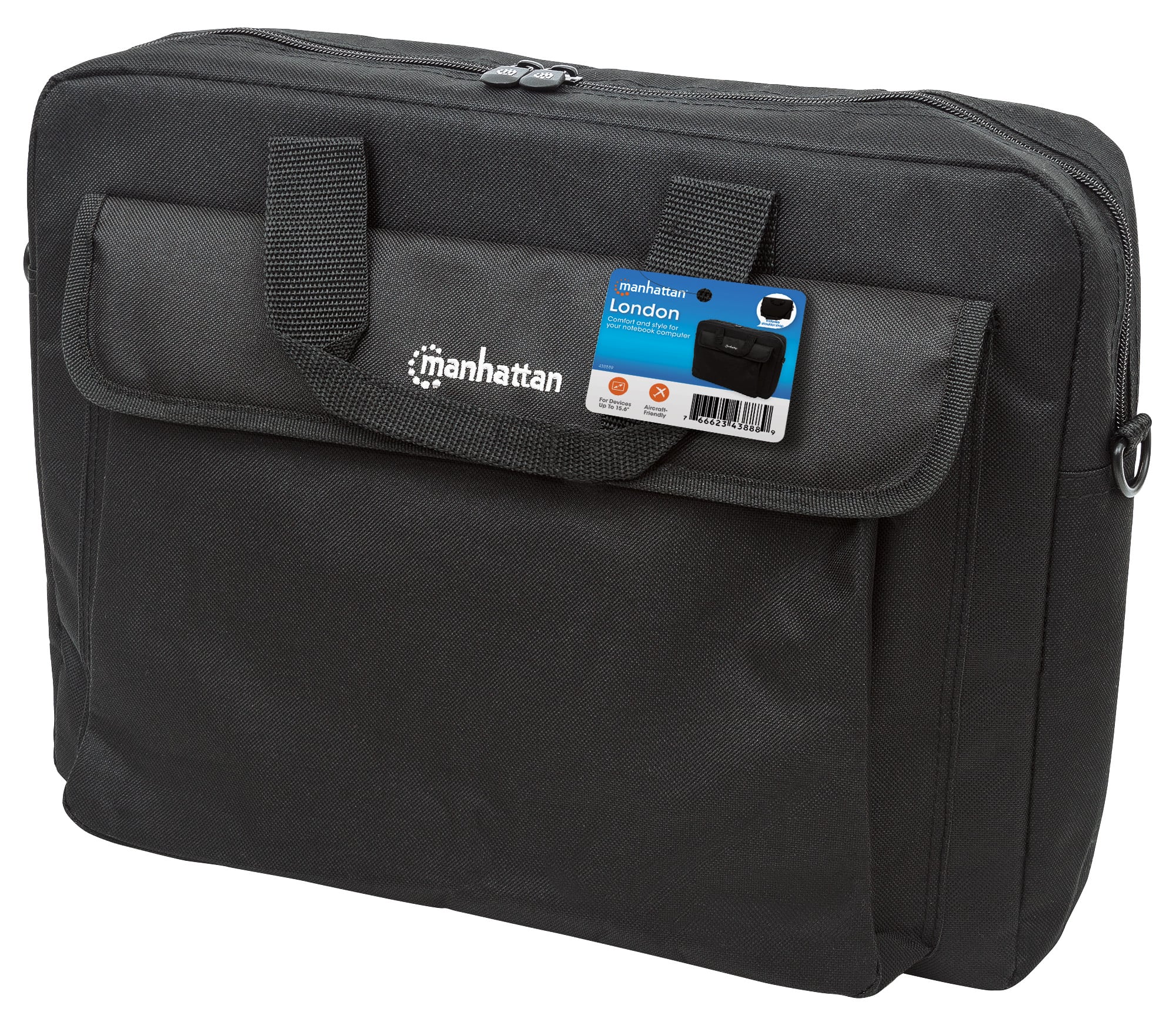 Borsa per Notebook 15.6'' London Nero - Manhattan ICA-NB3 889