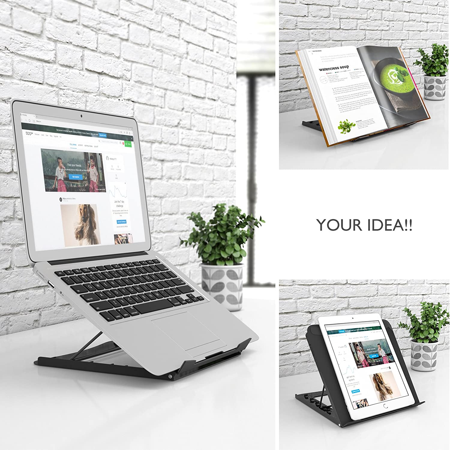 Supporto Regolabile per Laptop e Tablet - Manhattan ICA-NTB 129