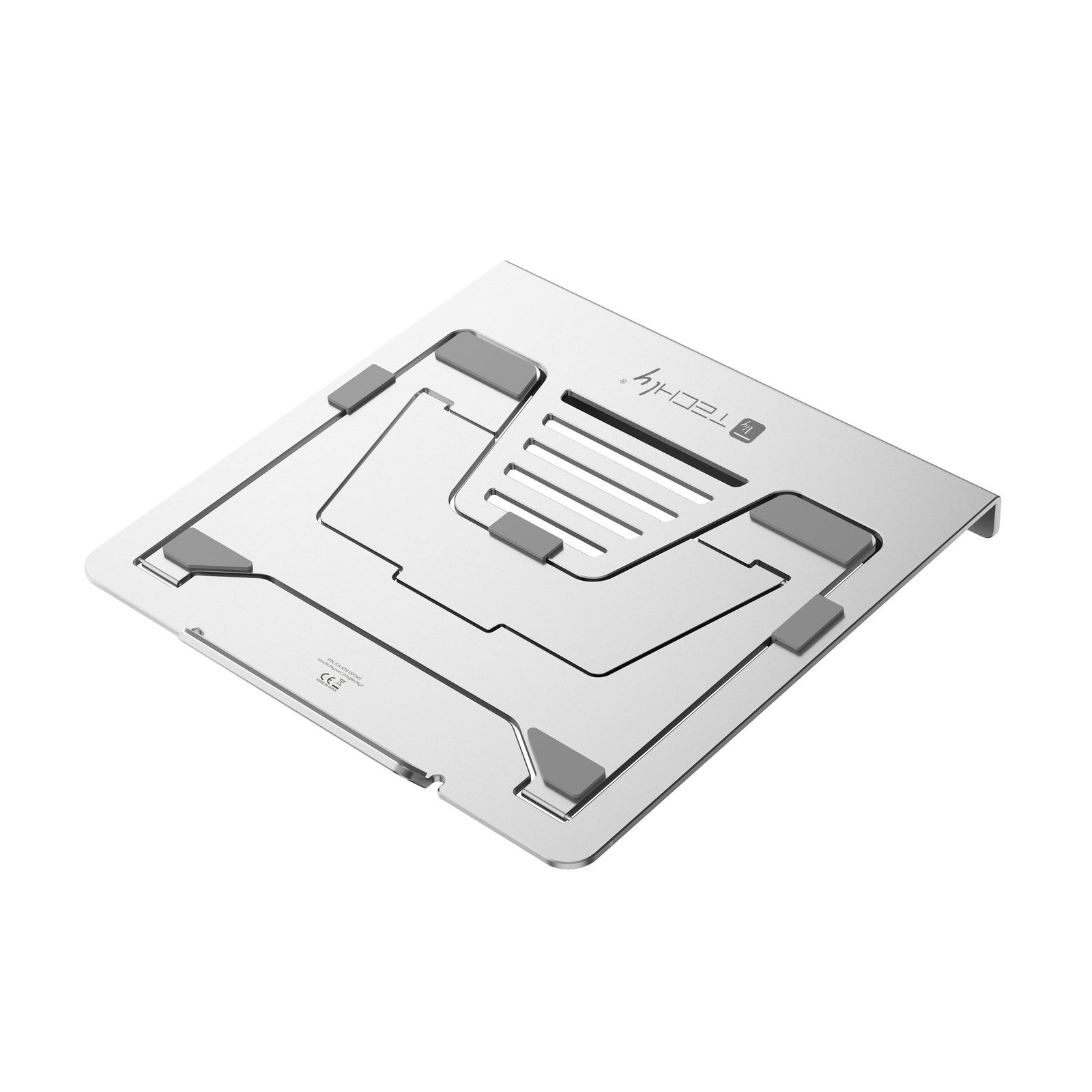 Docking Station USB-C™ 6 in 1 con Supporto Pieghevole in Alluminio per Laptop - Techly ICA-NTB DOCK61
