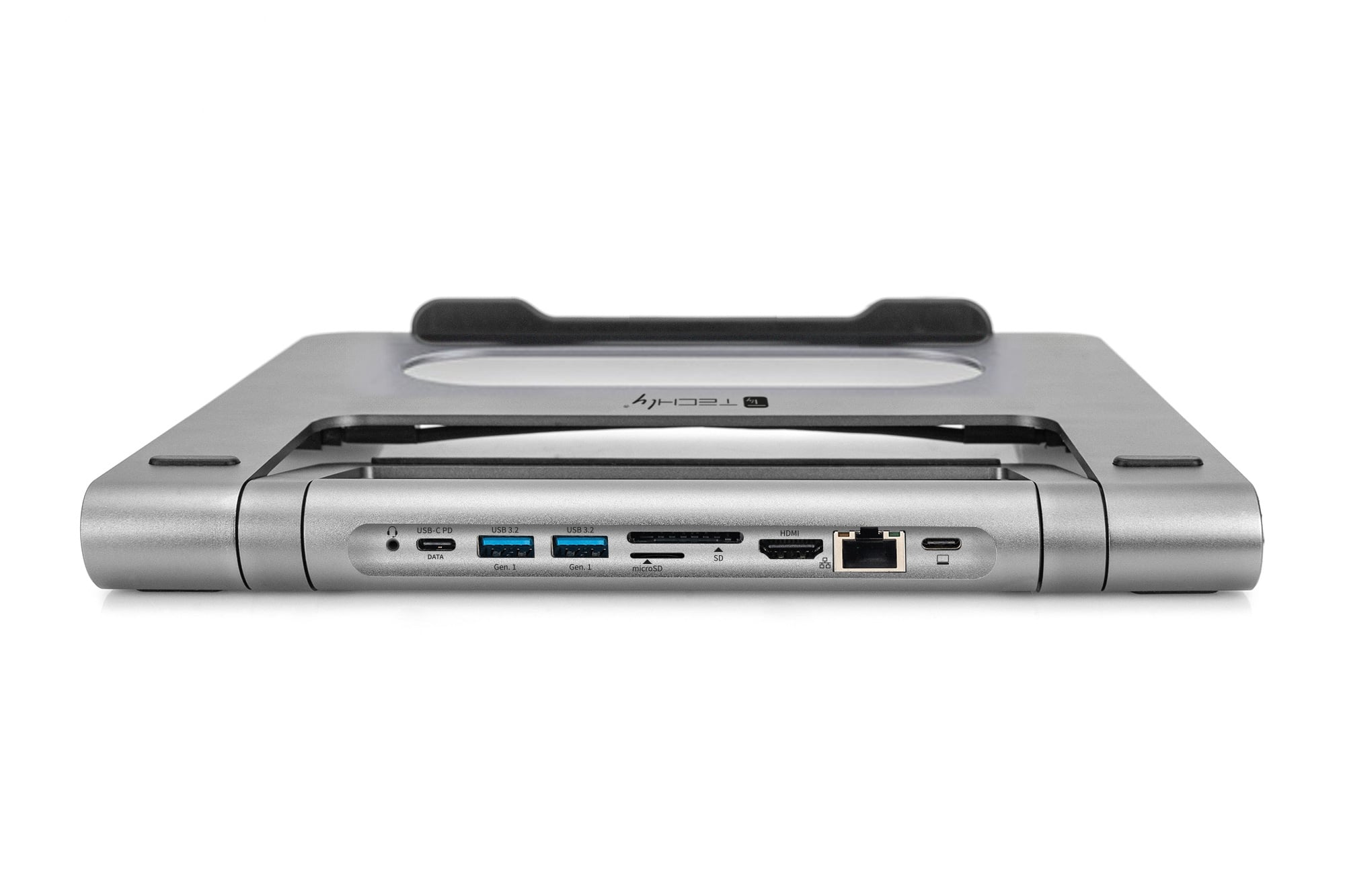 Docking Station USB-C™ 9 in 1 Hub USB3.1 Stand per Notebook Pieghevole - Techly ICA-NTB DOCK91