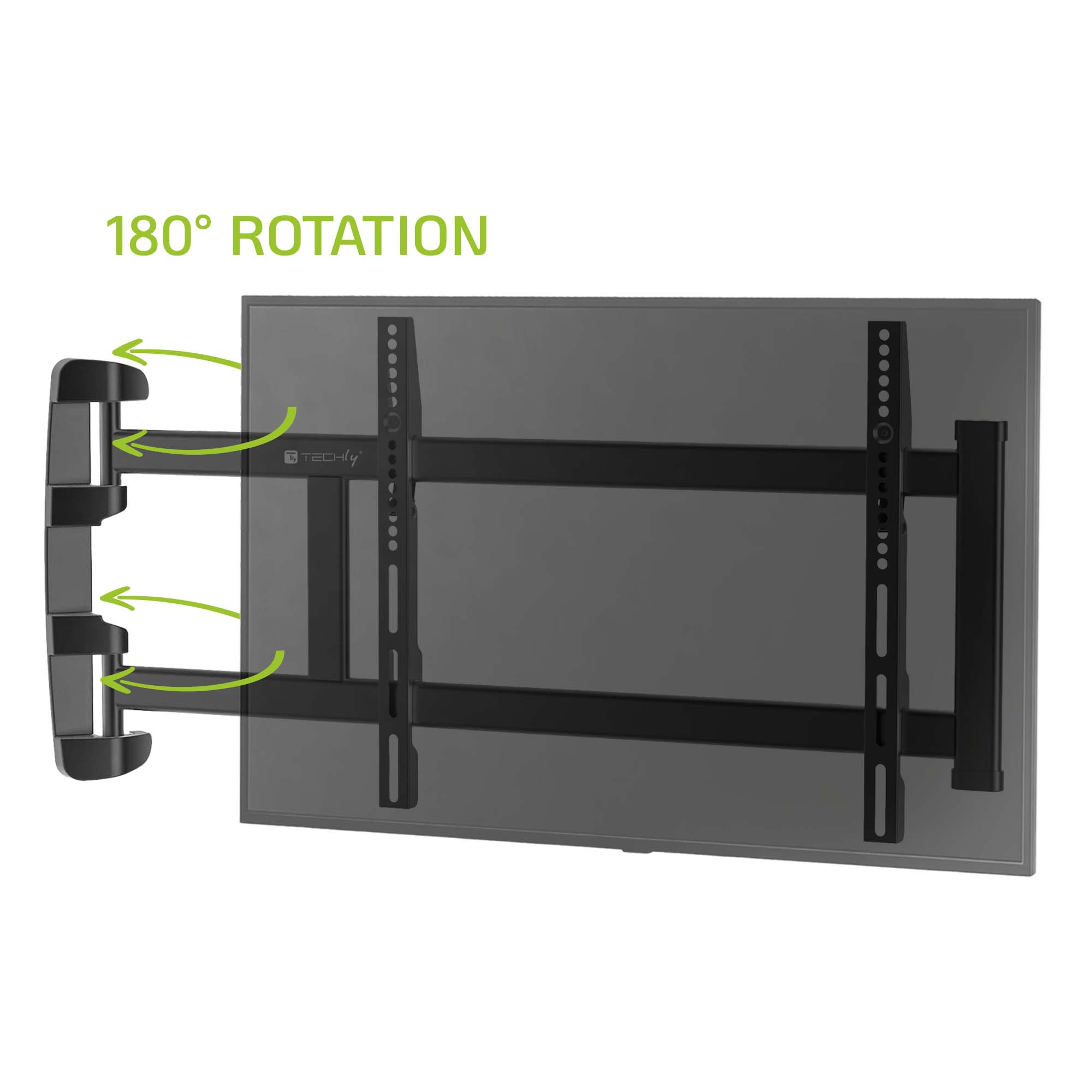 Supporto TV Universale da Parete Orientabile per TV 26-60'' - Techly ICA-PLB 042
