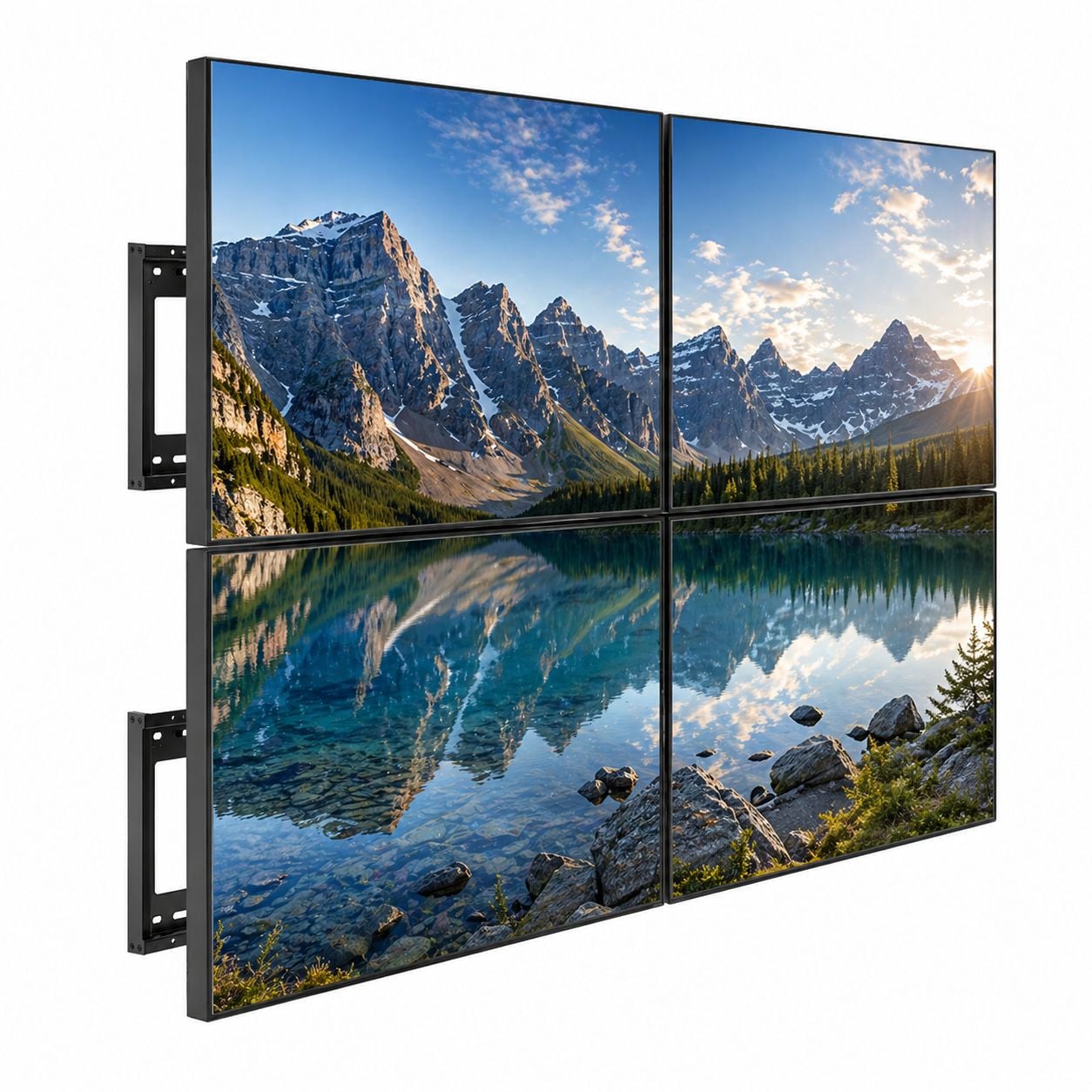 45 - 70 " LCD TV wall mount for videowall applications - Techly NP ICA-PLB 046 F
