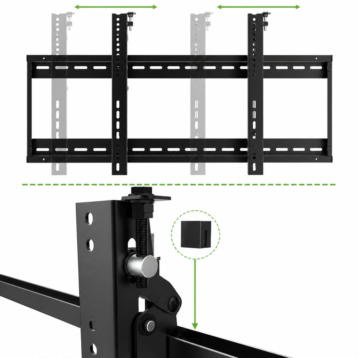 45 - 70 " LCD TV wall mount for videowall applications - Techly NP ICA-PLB 046 F