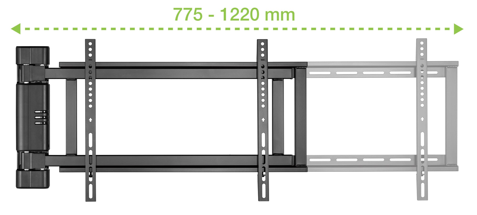 Supporto TV Basculante Motorizzato da Parete per TV da 32'' a 75'' - Techly ICA-PLB 060M