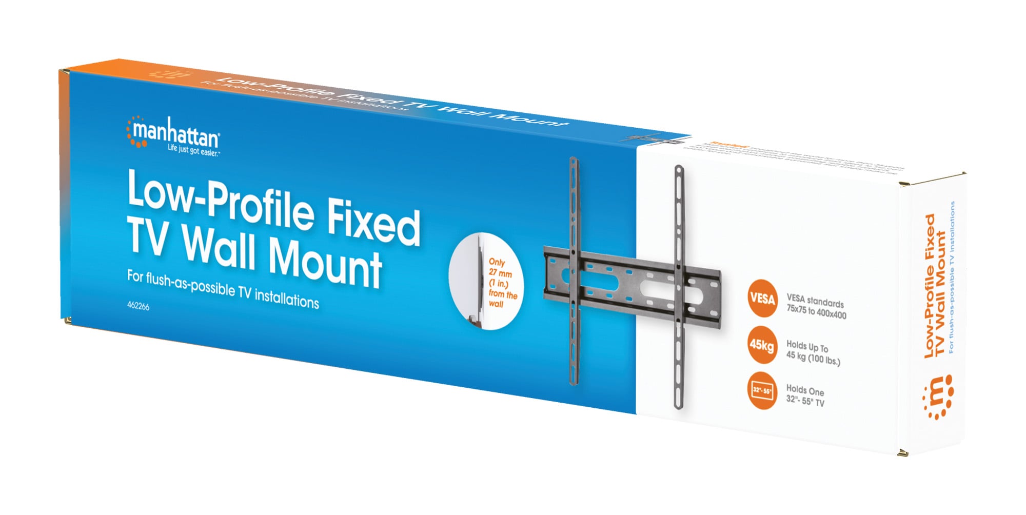 Staffa a Muro Fissa Low-Profile per TV 32-55'' - Manhattan ICA-PLB 131MMH