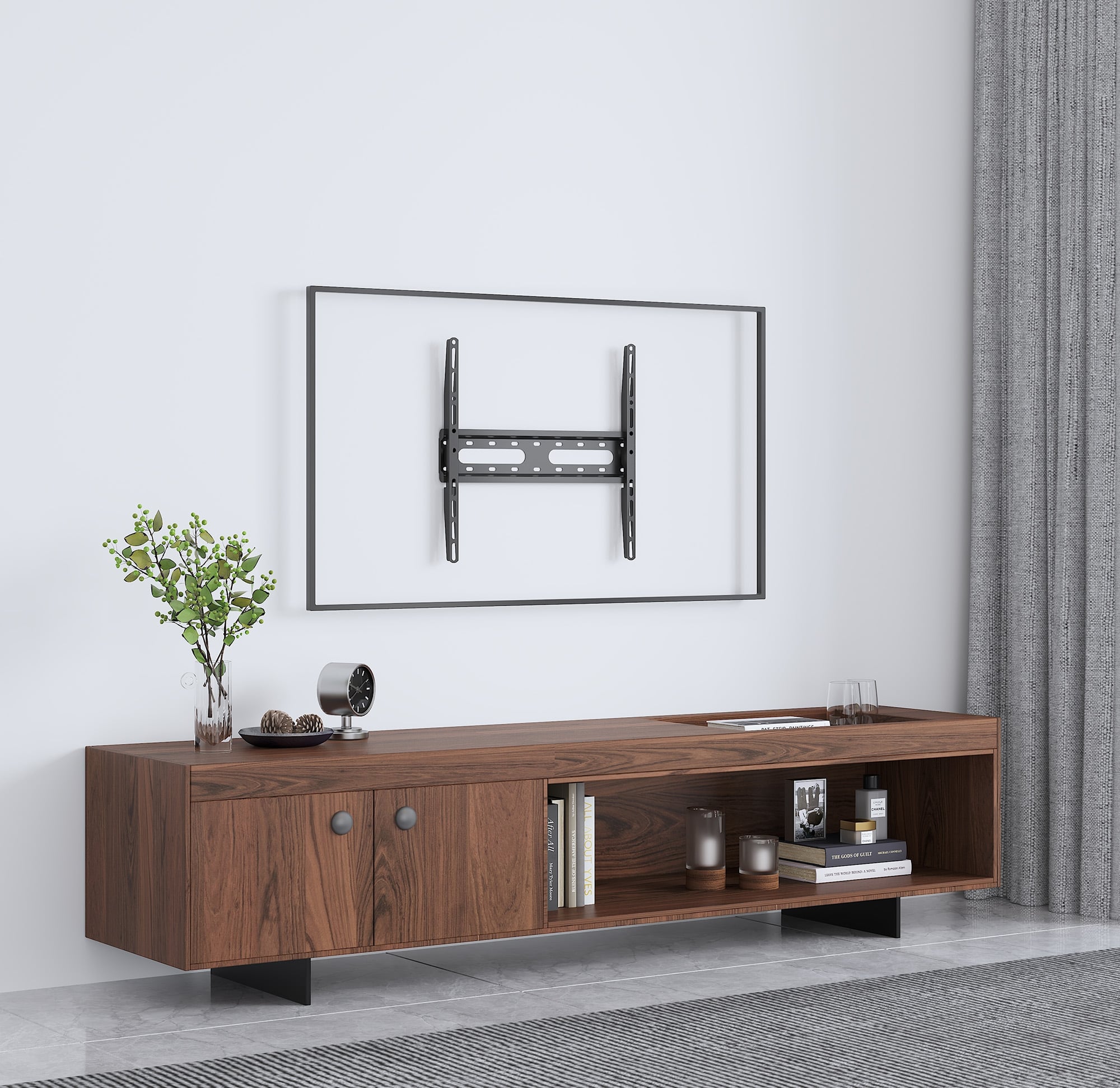 Staffa a Muro Fissa Low-Profile per TV 32-55'' - Manhattan ICA-PLB 131MMH