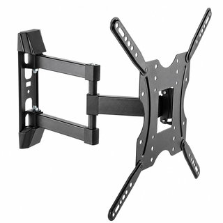 Supporto a Muro Ultra Slim per TV 32-55" Inclinabile Nero - Techly ICA-PLB 136E