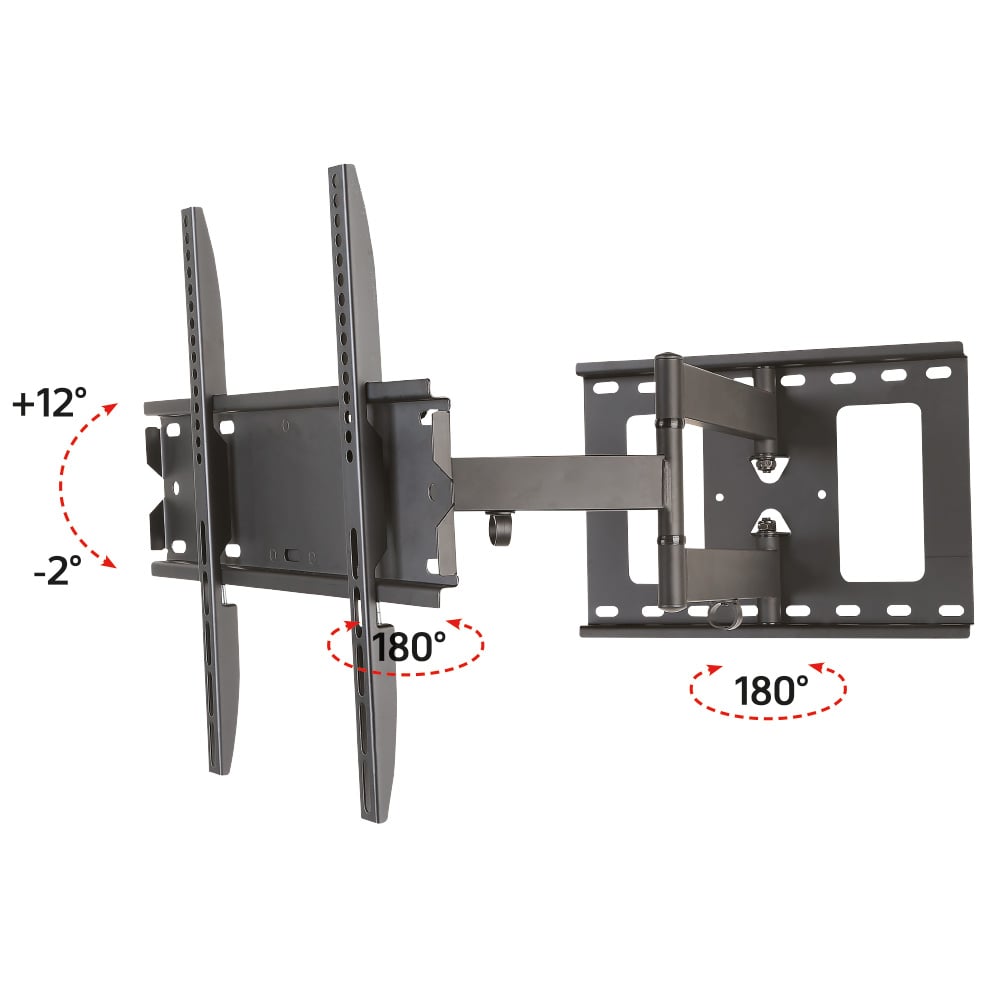 Supporto a Muro per TV LED LCD 23-55'' Estensibile Slim Full-Motion - Techly ICA-PLB 148M