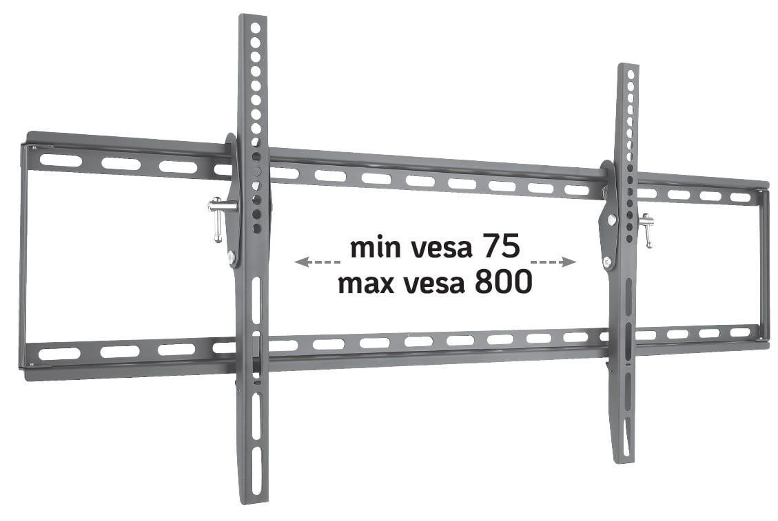 Staffa a Muro Inclinabile TV LED LCD 42-80'' - Techly ICA-PLB 161XL
