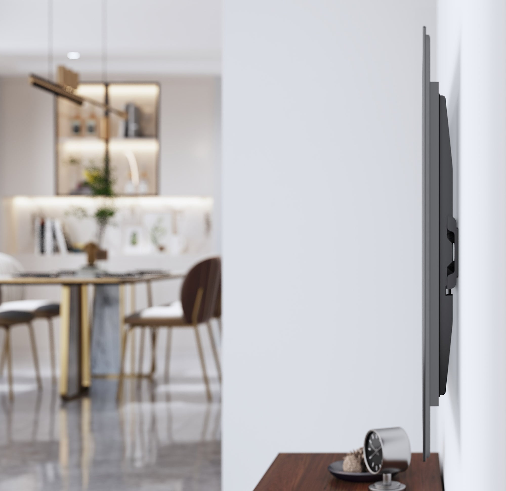 Staffa a Muro Fissa Low-Profile per TV 37-70'' - Manhattan ICA-PLB 162LMH
