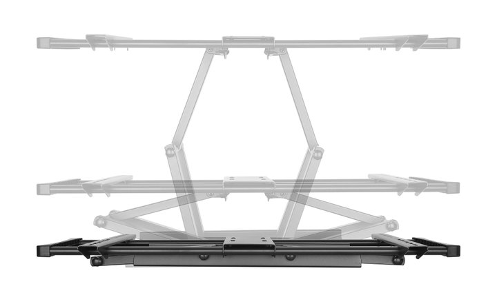 Staffa universale Full-Motion per fissaggio a parete di grandi schermi 60-100" - Manhattan ICA-PLB 221BK