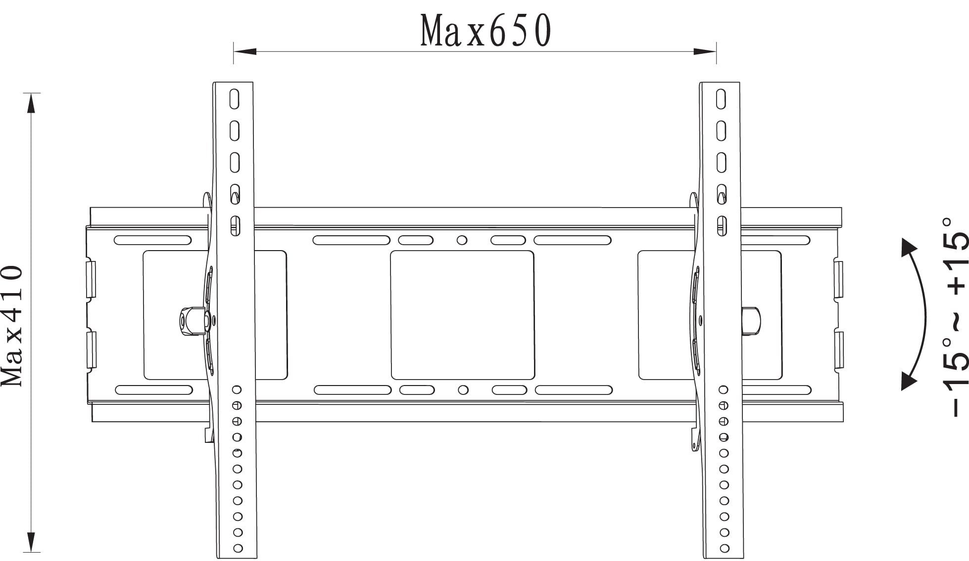 Supporto a Muro per TV LED LCD 32-70'' Inclinabile - Techly ICA-PLB 231L