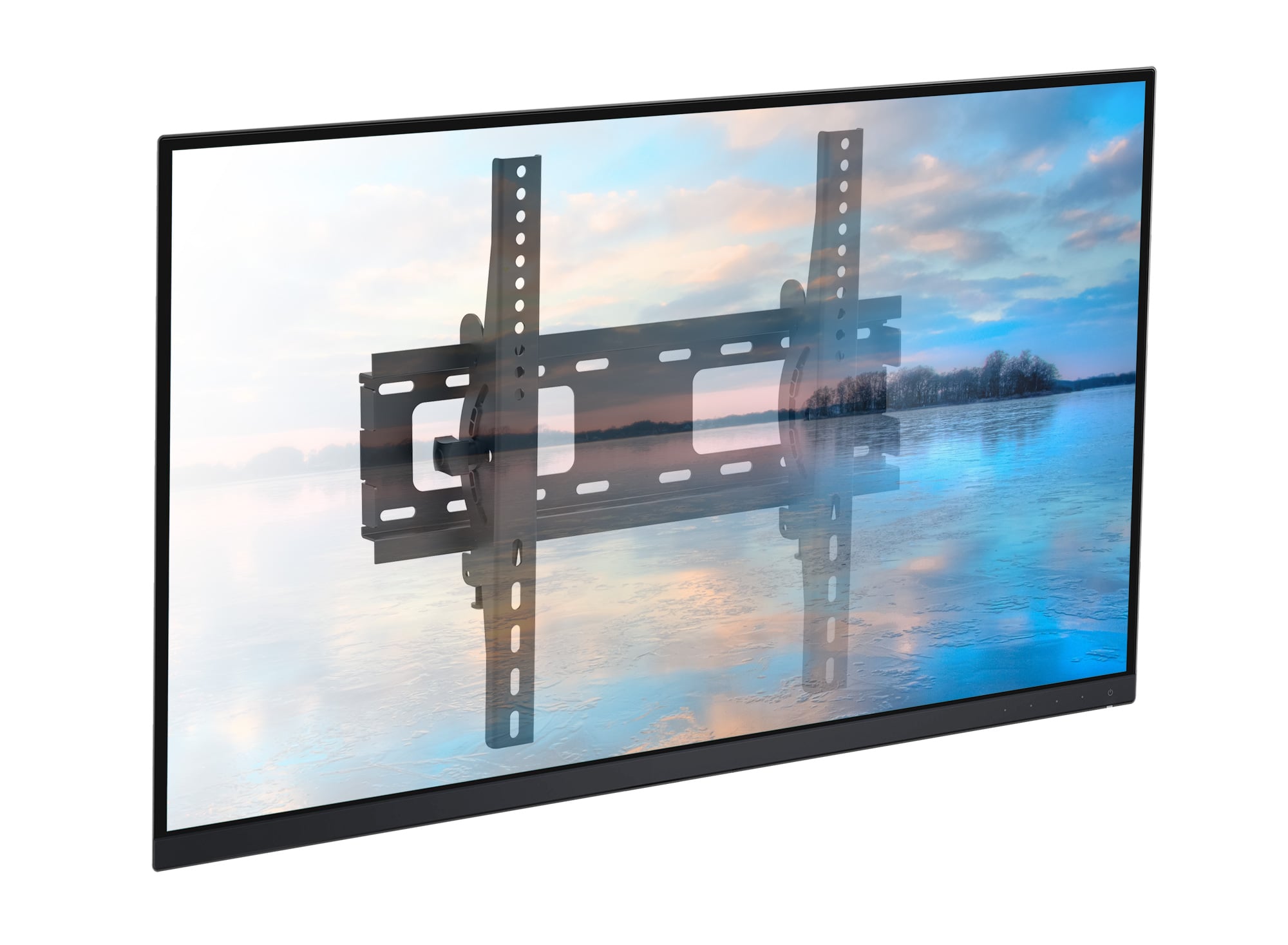 Supporto a Muro per TV LED LCD 23-55'' Inclinabile Nero - Techly ICA-PLB 231M