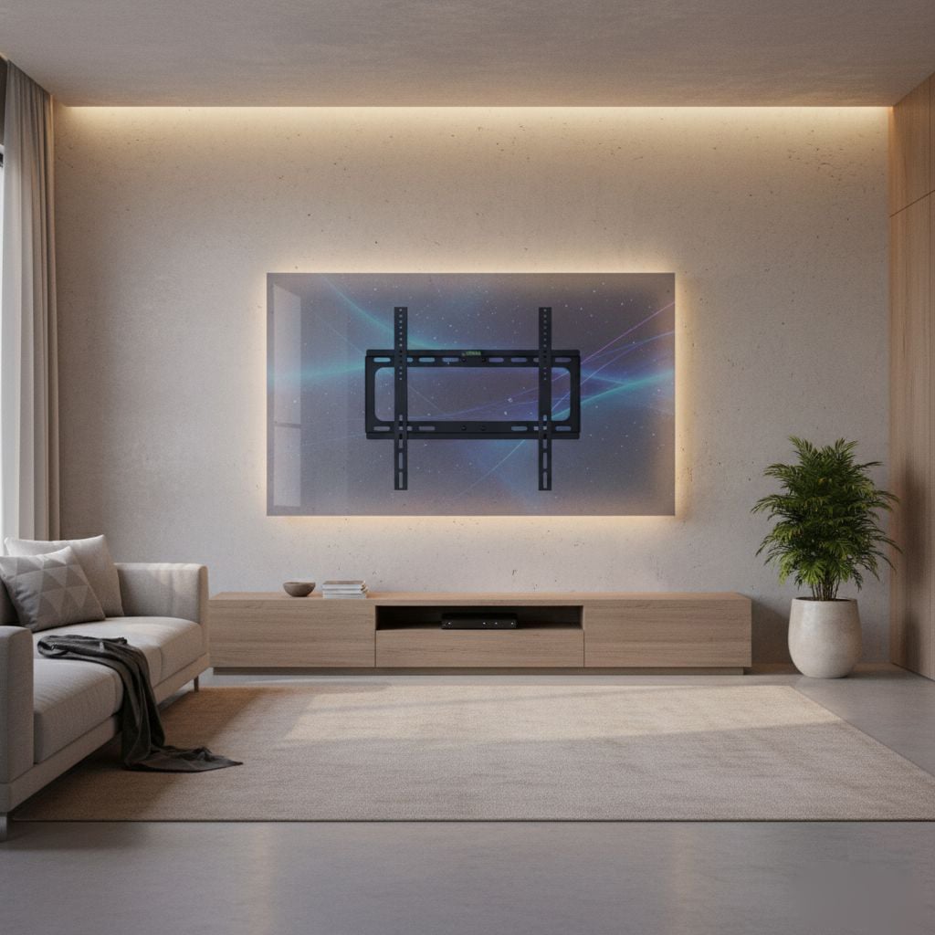 Staffa a Muro Fisso Slim per TV LED LCD 25-56'' Nero - Techly ICA-PLB 262M