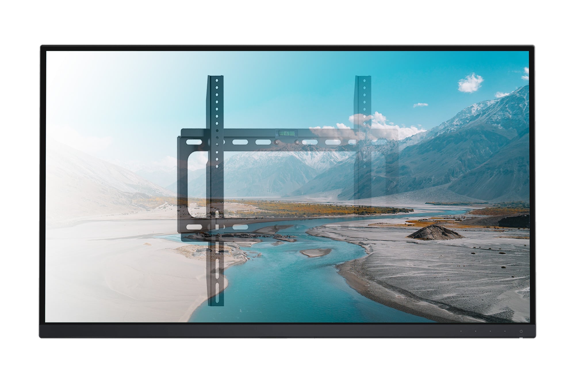 Staffa a Muro Fisso Slim per TV LED LCD 25-56'' Nero - Techly ICA-PLB 262M