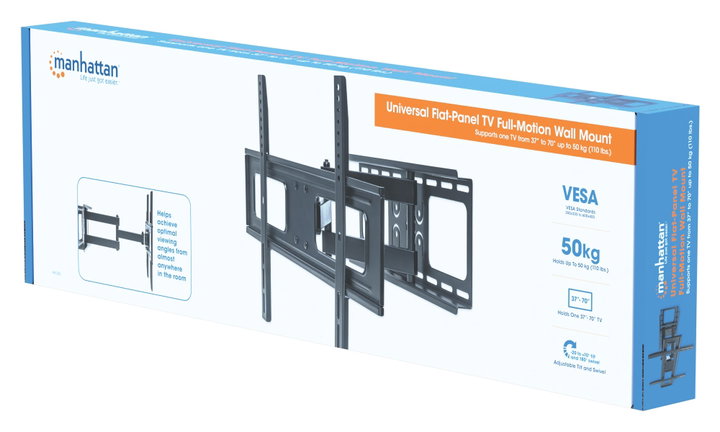 Supporto a Muro Universale per TV 37-70" Full-Motion - Manhattan ICA-PLB 283M