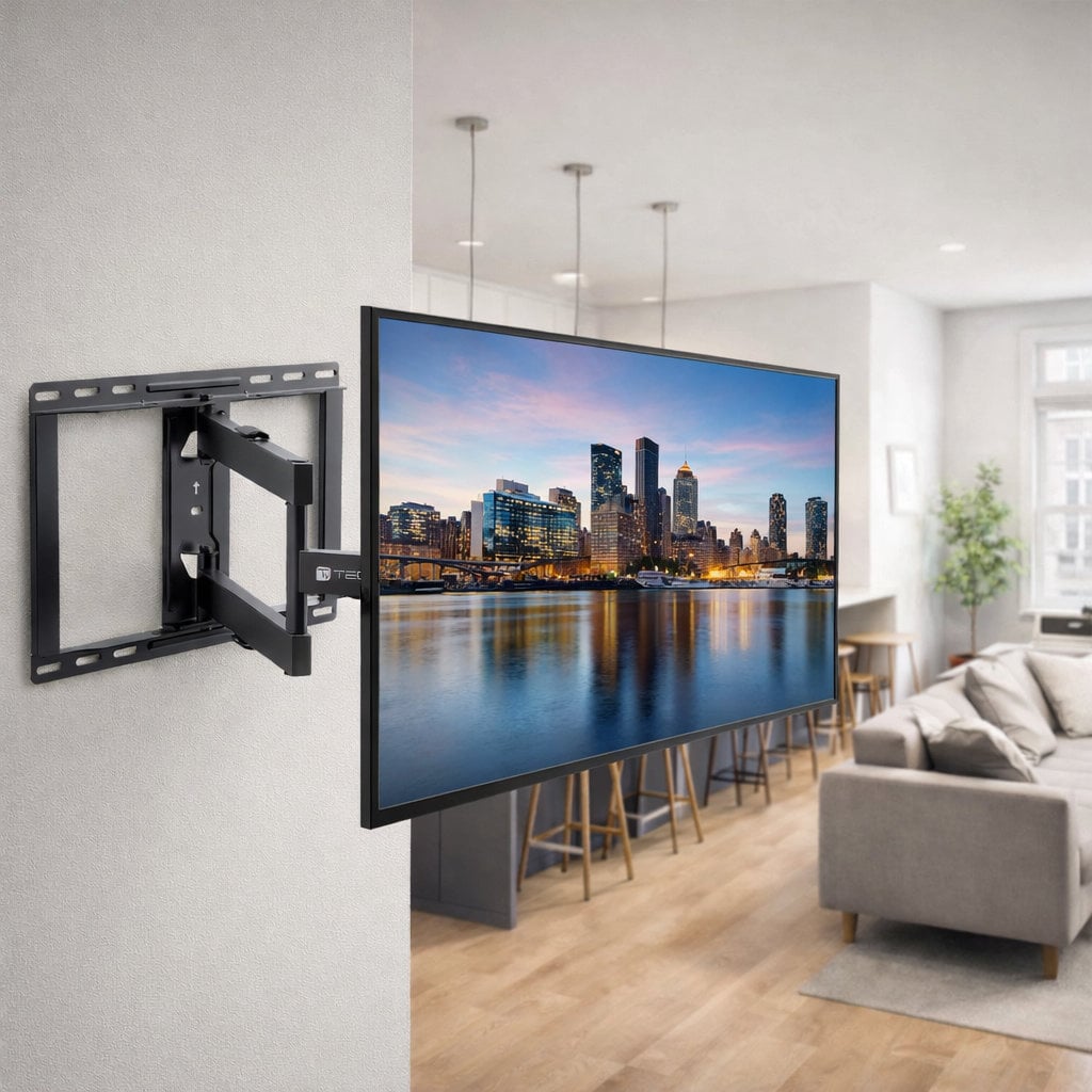 Supporto Universale da Parete Extra Long Full Motion per TV 32-75'' - Techly ICA-PLB 371