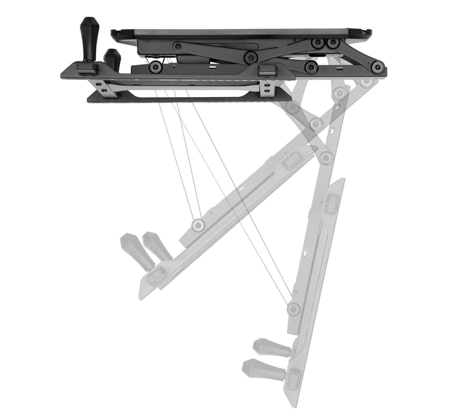Supporto TV Motorizzato da Soffitto Inclinabile Integrazione Smart Home per TV da 32 a 70'' - Techly ICA-PLB 546M