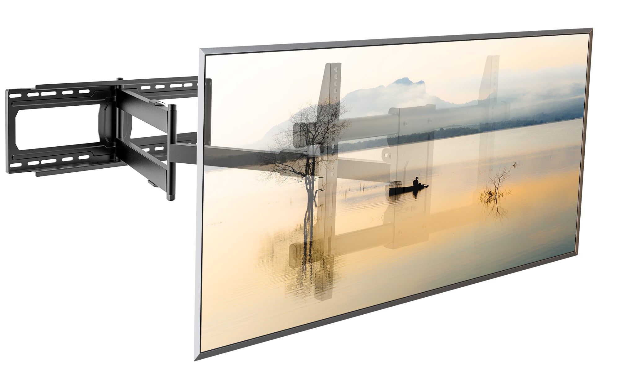 Supporto a Muro Extra Long Full Motion per TV 42-80'' - Techly ICA-PLB 721