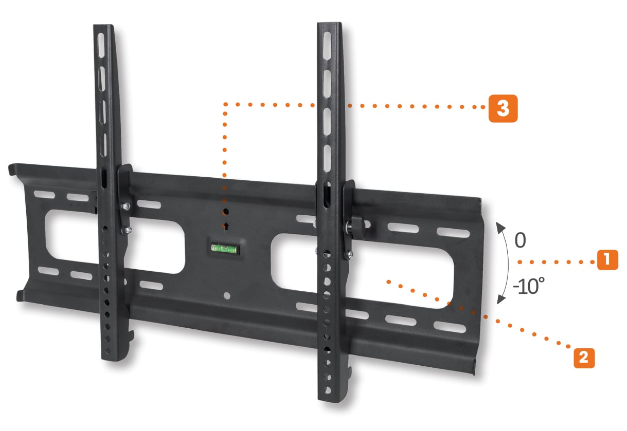 Universal Wall Mount Inclinable for TV 37 - 70 " - Manhattan ICA-PLB 752 BM