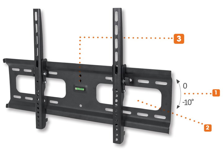 Supporto a Muro Universale Inclinabile per TV 37-70" - Manhattan ICA-PLB 752BM