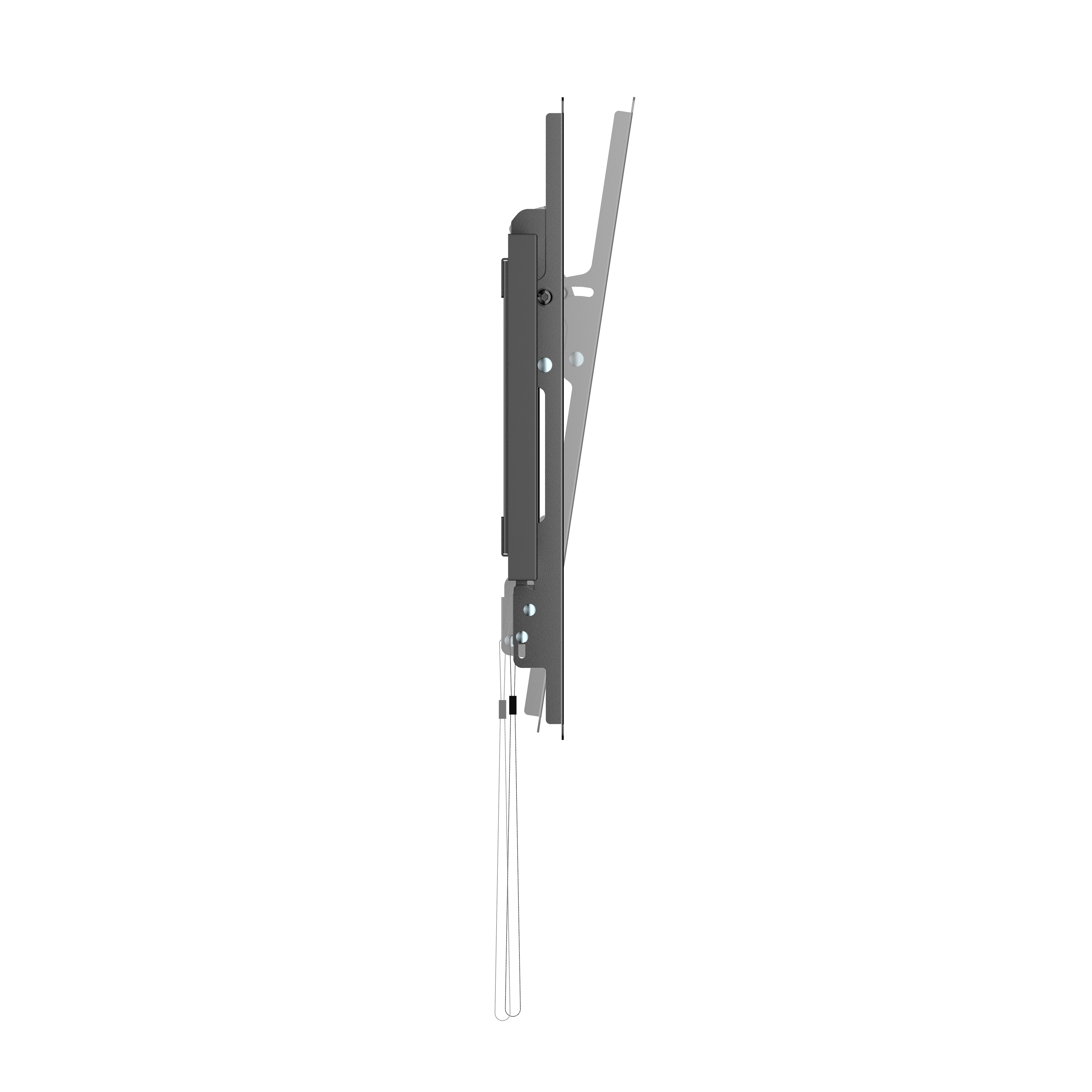 Supporto Universale a Muro Inclinabile Slim per TV LED/LCD 43-95'' Nero - Techly ICA-PLB 814T