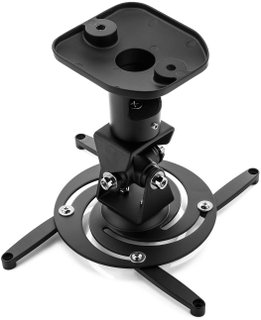 Universal ceiling bracket for Black Projector - Techly ICA-PM 100 BK
