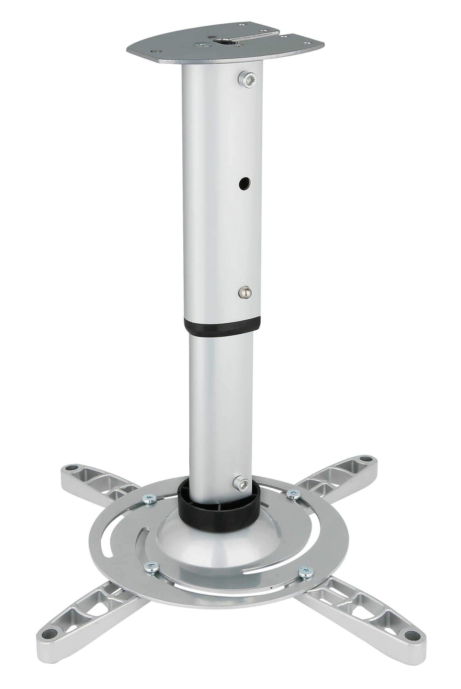 Supporto a Soffitto per Proiettori Estensione 30-37 cm Silver - Techly ICA-PM 102S