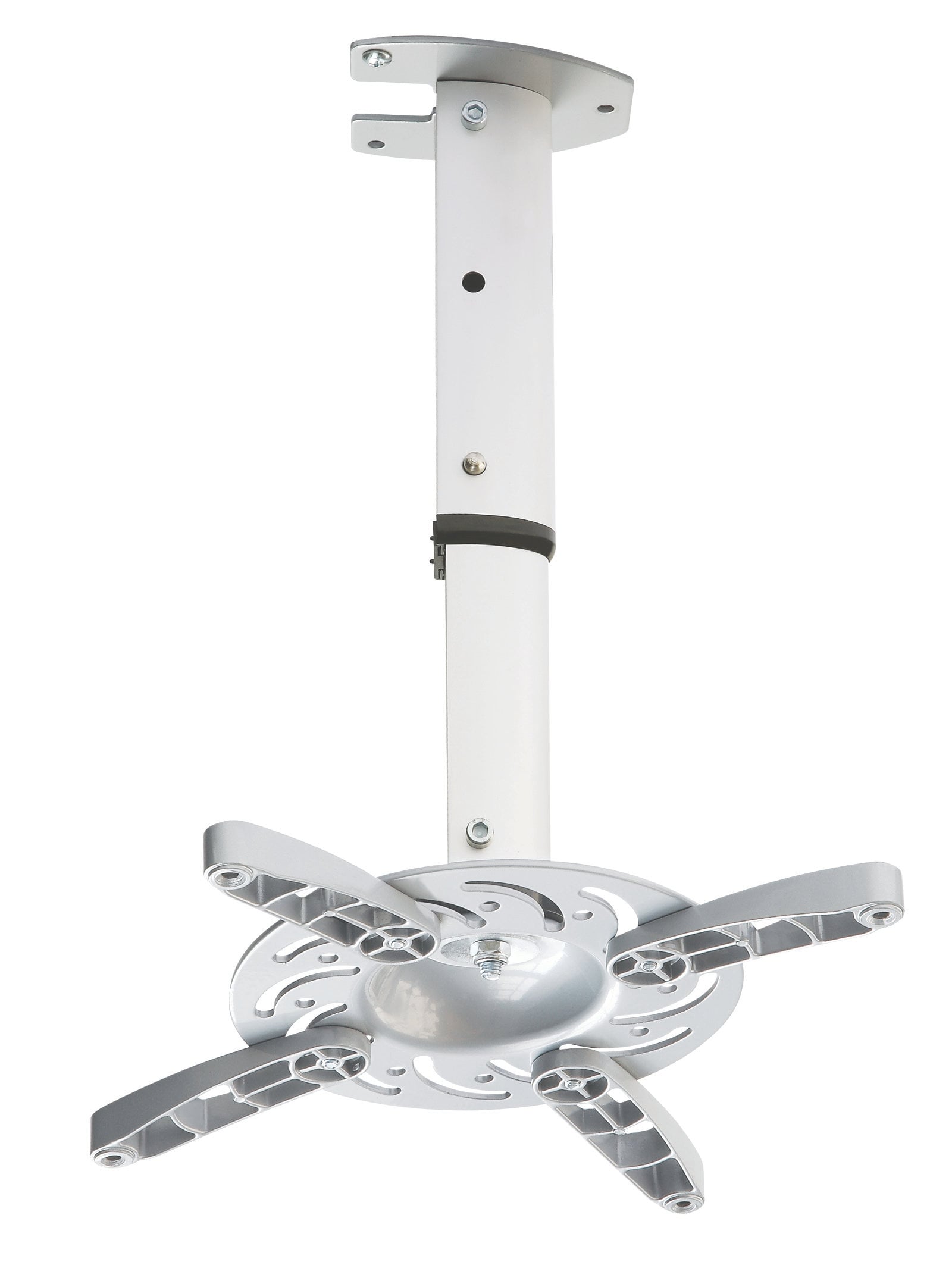 Supporto a Soffitto per Proiettori Estensione 30-37 cm Silver - Techly ICA-PM 102S