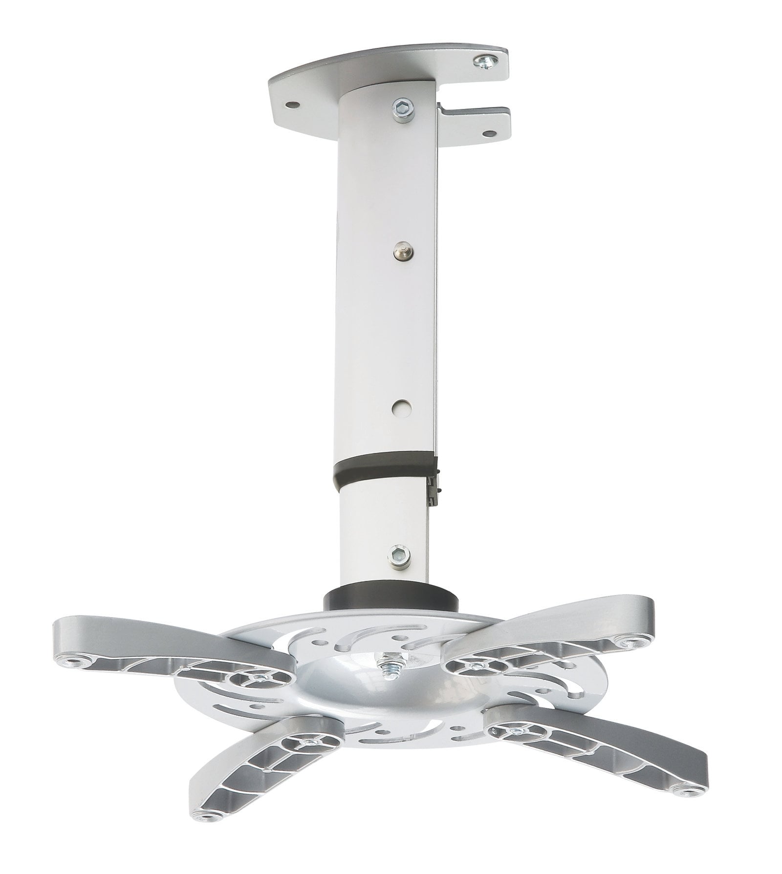 Supporto a Soffitto per Proiettori Estensione 30-37 cm Silver - Techly ICA-PM 102S