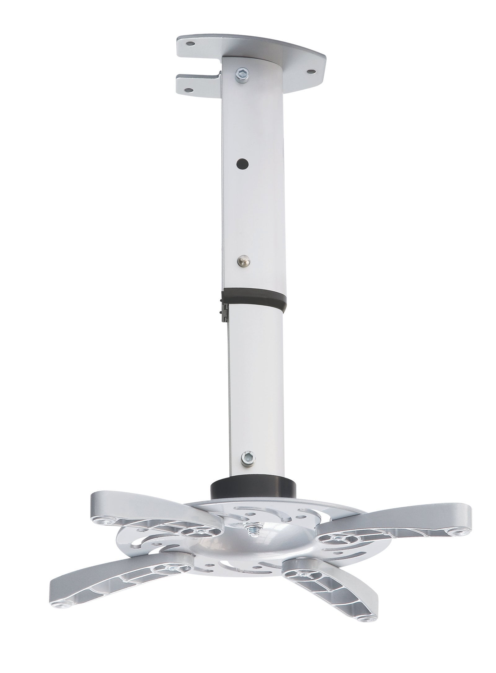 Supporto a Soffitto per Proiettori Estensione 30-37 cm Silver - Techly ICA-PM 102S