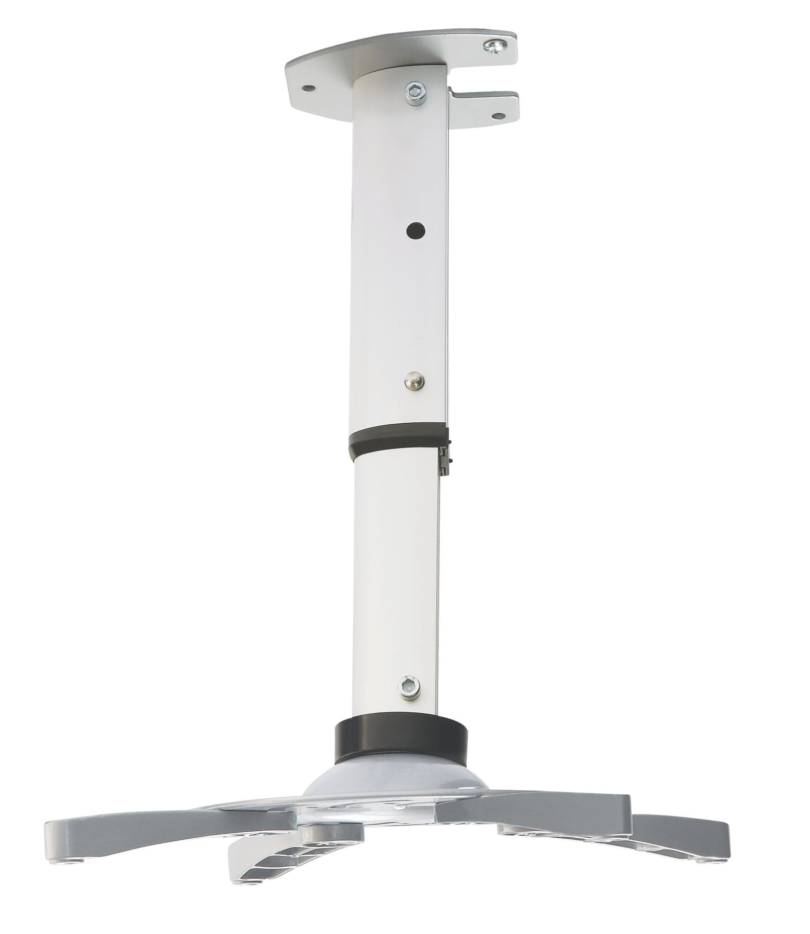 Supporto a Soffitto per Proiettori Estensione 30-37 cm Silver - Techly ICA-PM 102S