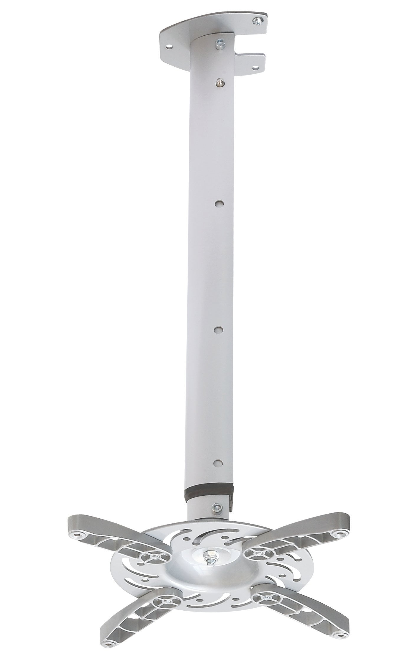 Supporto a Soffitto per Proiettori Estensione 60-102 cm Silver - Techly ICA-PM 102XL