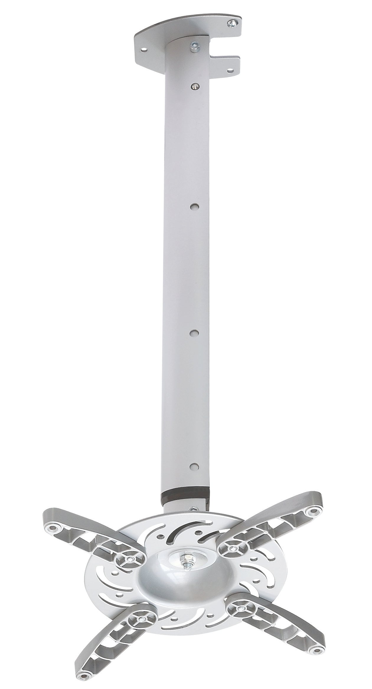 Supporto a Soffitto per Proiettori Estensione 60-102 cm Silver - Techly ICA-PM 102XL