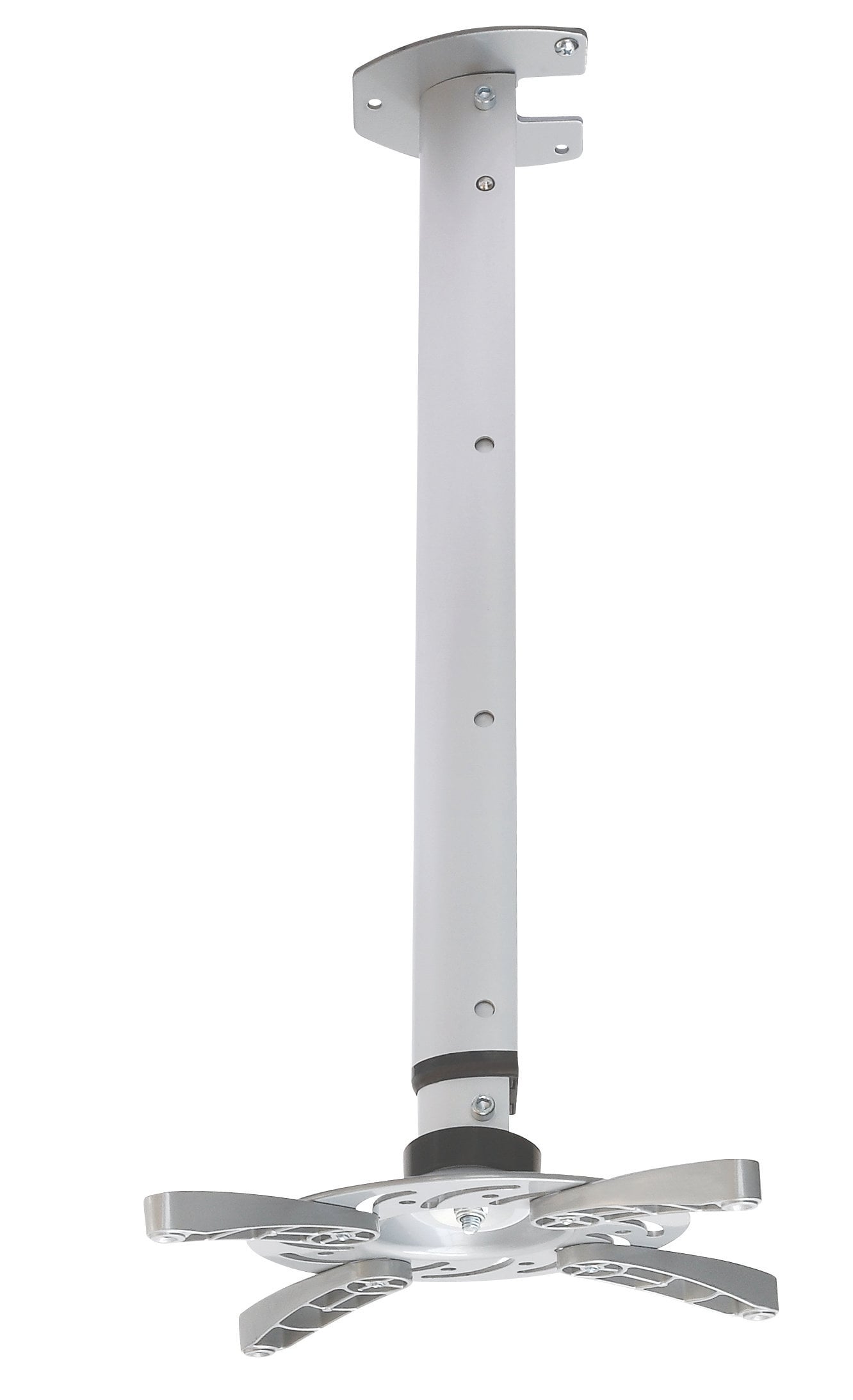 Supporto a Soffitto per Proiettori Estensione 60-102 cm Silver - Techly ICA-PM 102XL