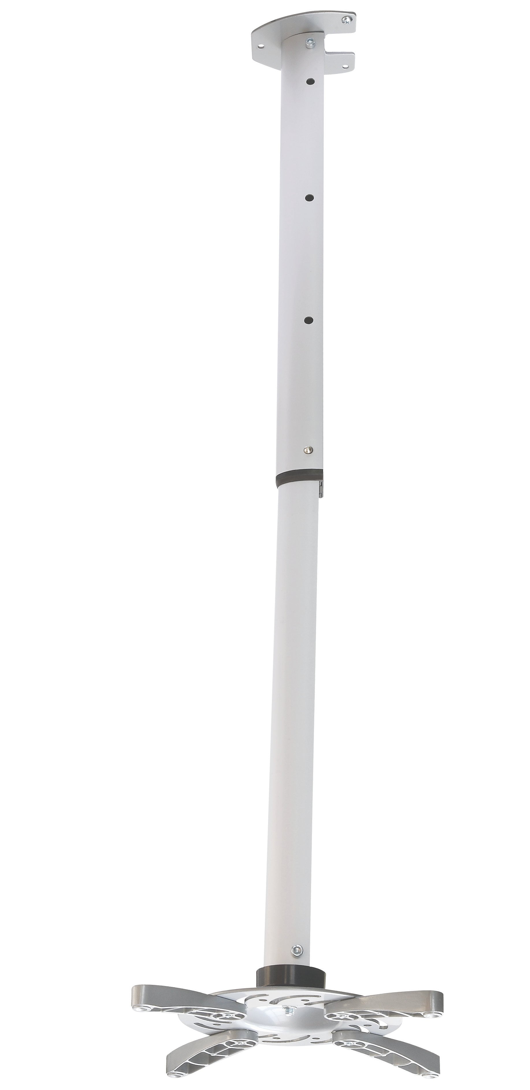 Supporto a Soffitto per Proiettori Estensione 60-102 cm Silver - Techly ICA-PM 102XL