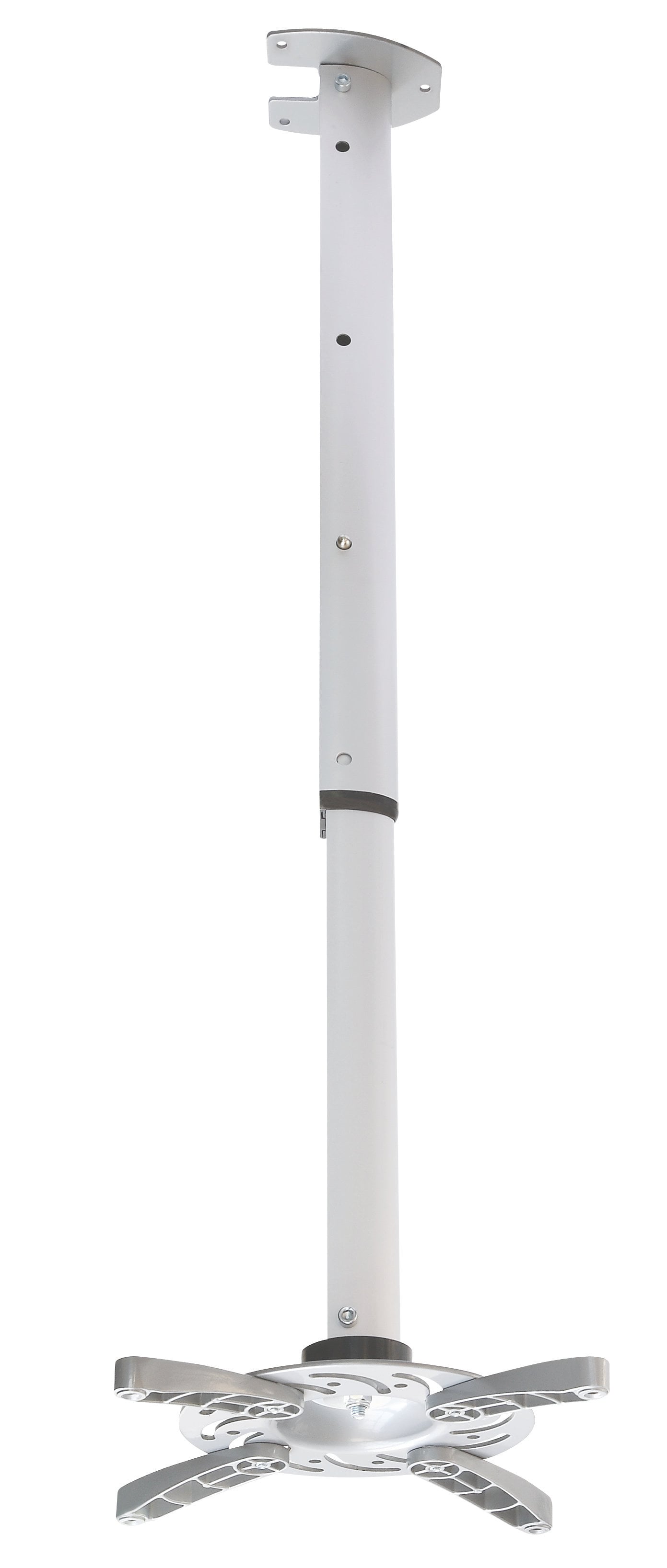 Supporto a Soffitto per Proiettori Estensione 60-102 cm Silver - Techly ICA-PM 102XL