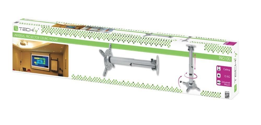 Supporto a soffitto profess. per proiettori estensione 110 - 197 cm - Techly ICA-PM 104XL